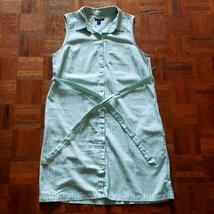 Stripped  shirt dress